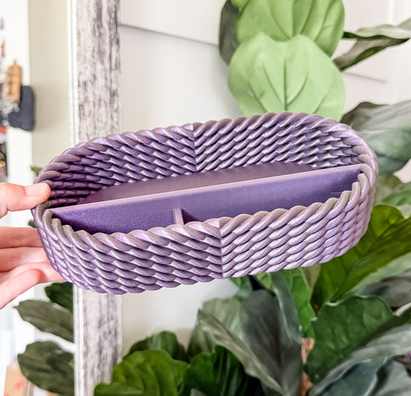 Craft Organizer - Chunky Rope - Purple Glimmer