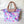 Load image into Gallery viewer, As Seen On OklaRoots! Purple Flower Champion Bag
