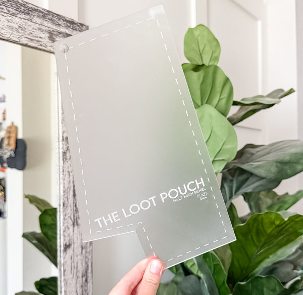 The Loot Pouch - Two Tone  - Set of 2 - Frost - Acrylic Template