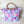 Load image into Gallery viewer, As Seen On OklaRoots! Purple Flower Champion Bag
