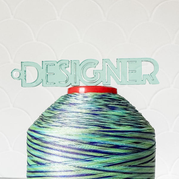 "Designer" - Light Green - Hanging Charm - Sold Individually