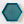 Hexagon Craft Tray - Honeycomb Base with Grips - Seagreen + Purple Chrome