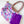 Load image into Gallery viewer, As Seen On OklaRoots! Purple Flower Champion Bag
