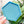 Hexagon Craft Tray - Honeycomb Base with Grips - Seagreen + Purple Chrome
