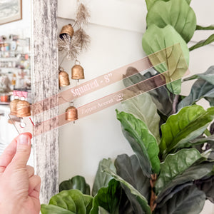 Square Zipper Accent Template - Rose Gold - 3 Sizes Available