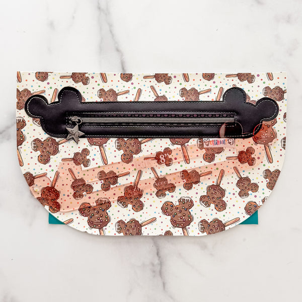 Ears Zipper Accent Template - Rose Gold - 3 Sizes Available