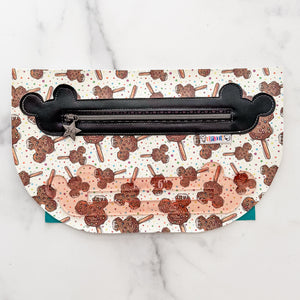 Ears Zipper Accent Template - Rose Gold - 3 Sizes Available