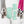 Load image into Gallery viewer, ROUNDED Fancy Straps - Size 1&quot; Webbing to 1/2&quot; Hook - LIGHT GREEN - Set of 3 - Acrylic Template

