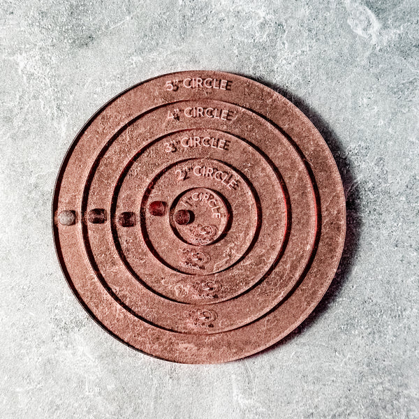 Circle - Rose Gold -  Acrylic Template - Set of 5