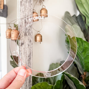 Circle - Clear -  Acrylic Template - Set of 5