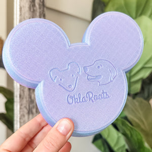 Tiered Large Mouse Shaped Craft Bowl - Unicorn