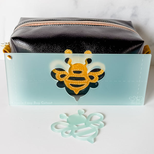 Solo Bee for Classic Boxy Bag - CutOuts - FROSTED SEAFOAM - An Applique Template
