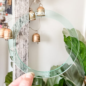 Circle - Light Green -  Acrylic Template - Set of 5