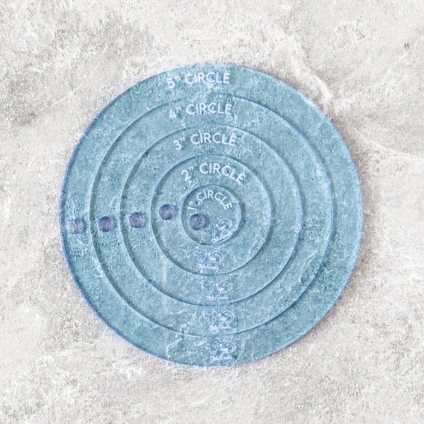 Circle - Ocean -  Acrylic Template - Set of 5