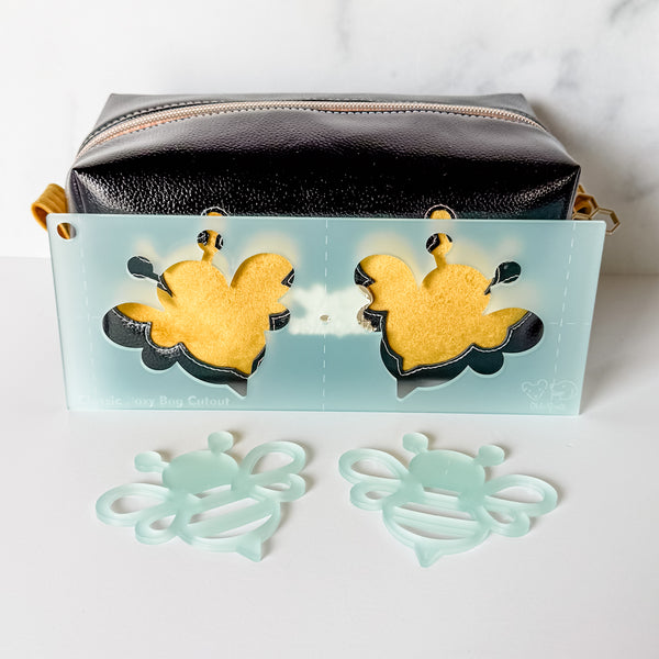 Bee Buddies for Classic Boxy Bag - CutOuts - FROSTED SEAFOAM - An Applique Template
