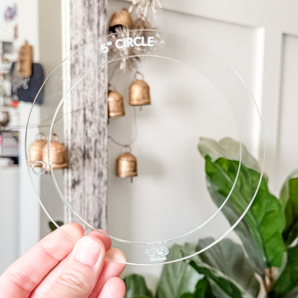 Circle - Soda -  Acrylic Template - Set of 5