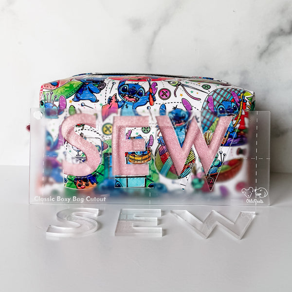 SEW for Classic Boxy Bag - CutOuts - FROST - An Applique Template