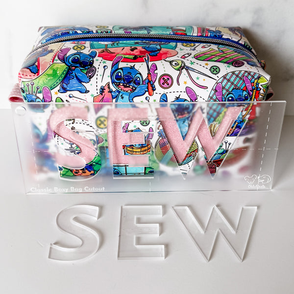 SEW for Classic Boxy Bag - CutOuts - FROST - An Applique Template