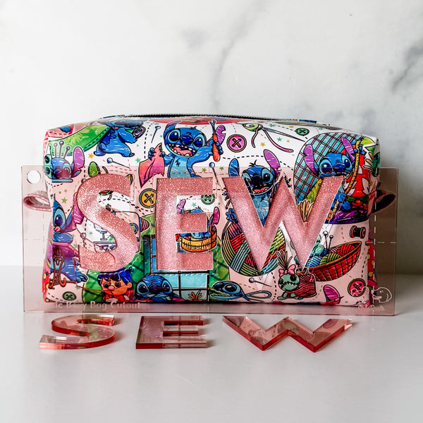 SEW for Classic Boxy Bag - CutOuts - ROSE GOLD - An Applique Template