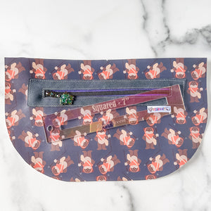 Square Zipper Accent Template - Holographic - 3 Sizes Available