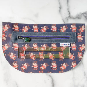 Square Zipper Accent Template - Holographic - 3 Sizes Available