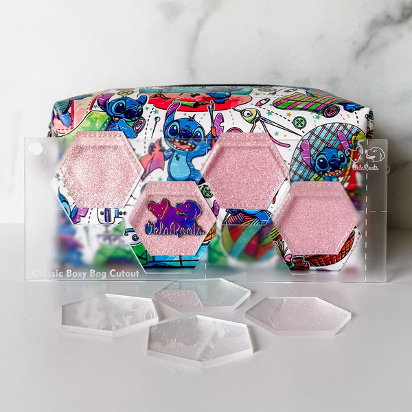 Hexies for Classic Boxy Bag - CutOuts - FROST - An Applique Template
