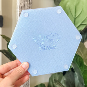 Hexagon Craft Tray - Honeycomb Base with Grips - Unicorn