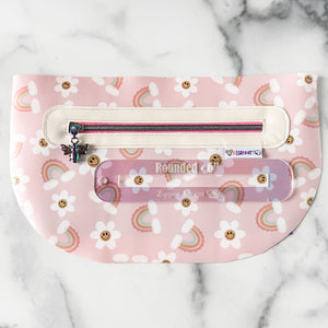 Rounded Zipper Accent Template - Holographic - 3 Sizes Available