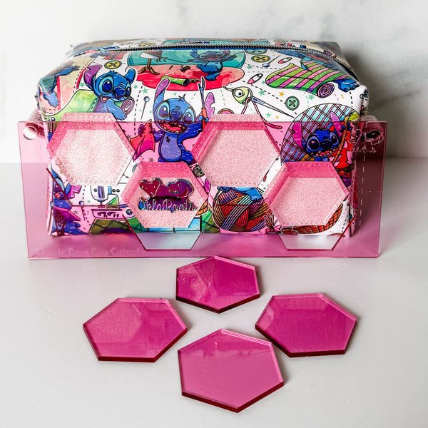 Hexies for Classic Boxy Bag - CutOuts - PINK - An Applique Template