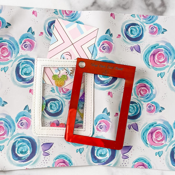 LIMITED COLOR ID Pocket - Sunset SOLID (Not Transparent) - Acrylic Template