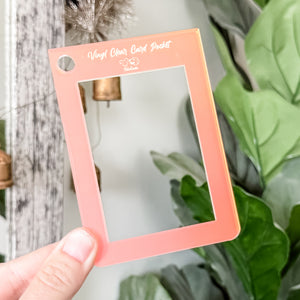 LIMITED COLOR ID Pocket - Frosted Holographic - Acrylic Template
