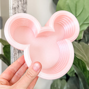Tiered Large Mouse Shaped Craft Bowl - Blush