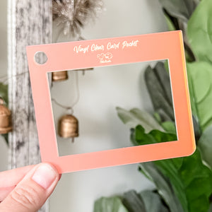 LIMITED COLOR ID Pocket - Frosted Holographic - Acrylic Template