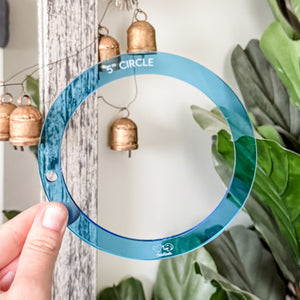Circle - Blue -  Acrylic Template - Set of 5