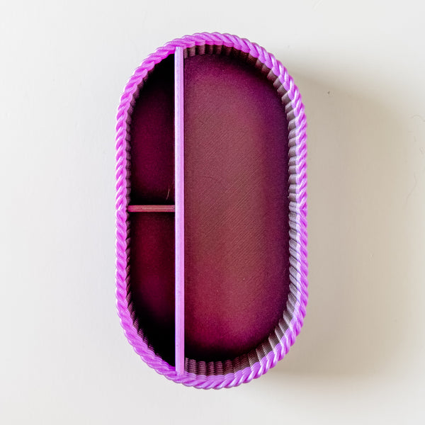 Craft Organizer - Chain - Purple Glimmer With Lilac Topper