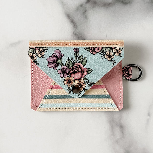 As Seen On OklaRoots - Space Themed Circle Anna Mini Wallet With Wristlet