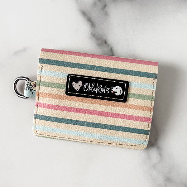 As Seen On OklaRoots - Space Themed Circle Anna Mini Wallet With Wristlet