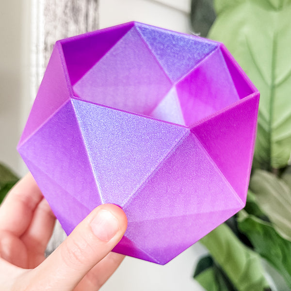 Large Jewel Craft Bowl - Violet