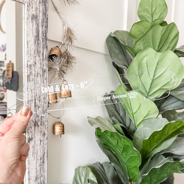 Cold & Cozy Zipper Accent Template - Soda - 3 Sizes Available