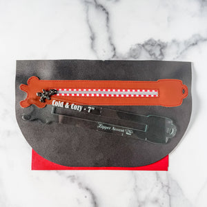 Cold & Cozy Zipper Accent Template - Soda - 3 Sizes Available