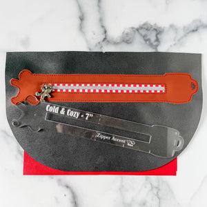 Cold & Cozy Zipper Accent Template - Clear - 3 Sizes Available