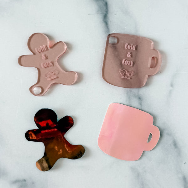 Zipper Accent ADD ON - Rose Gold - Cold & Cozy Applique