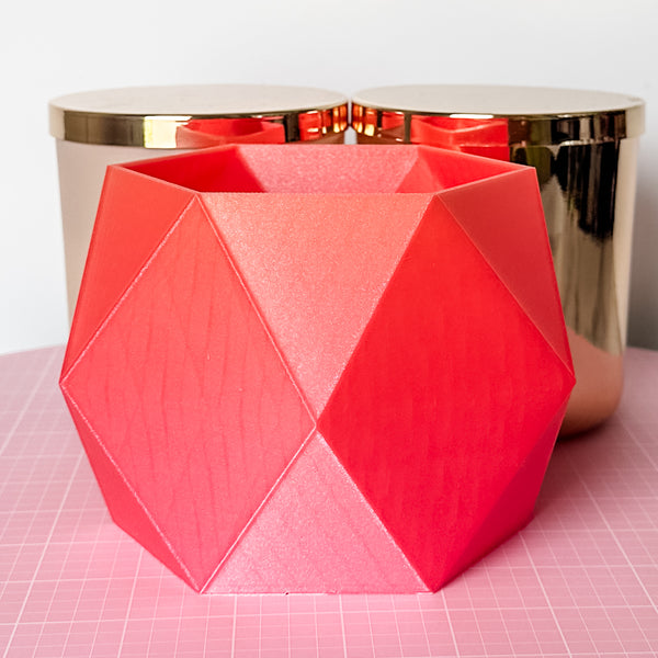 Large Jewel Craft Bowl - Tequila Sunrise