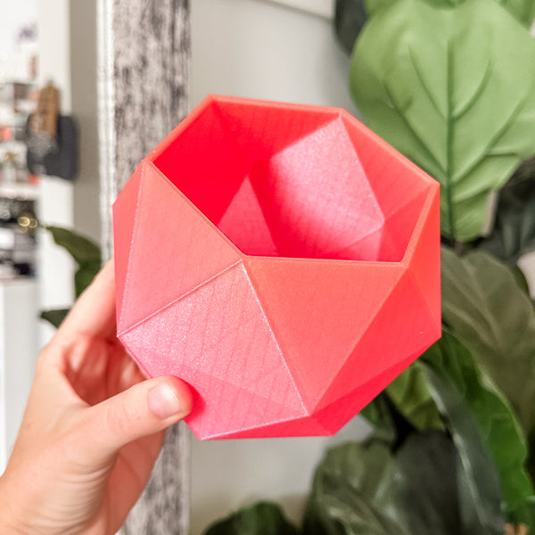 Large Jewel Craft Bowl - Tequila Sunrise