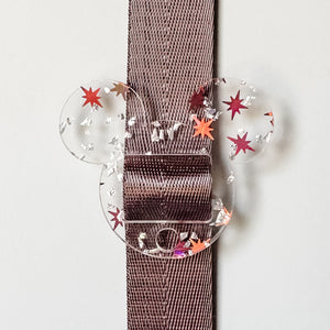 Removable Mouse Head Strapzeez™ - Rose Gold Sprites