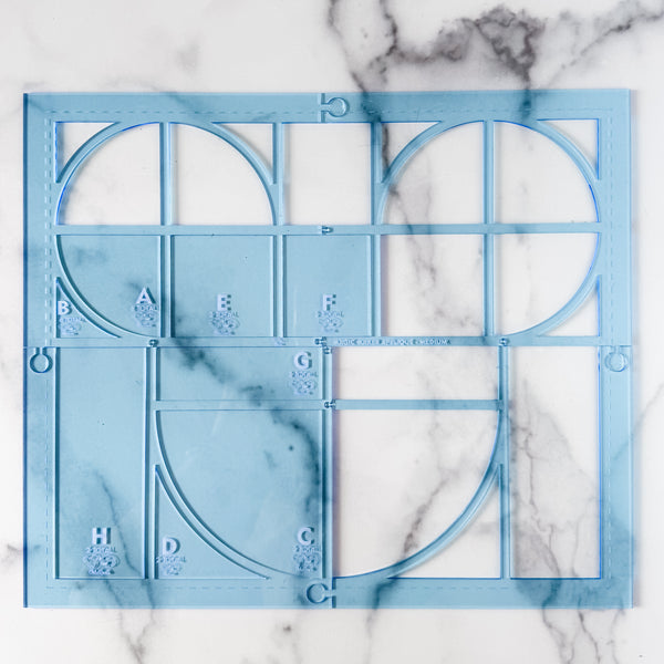 Magic Maker Applique Template Set of 12 - Size Medium - OCEAN - FRAGILE: PLEASE INCLUDE ROUTE ON YOUR ORDER