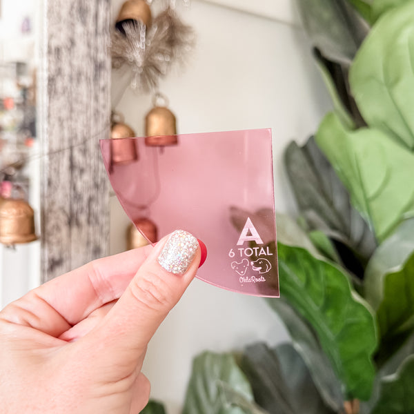 Magic Maker Applique Template Set of 12 - Size Medium - PINK - FRAGILE: PLEASE INCLUDE ROUTE ON YOUR ORDER