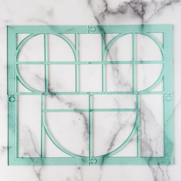 Magic Maker Applique Template Set of 12 - Size Medium - LIGHT GREEN - FRAGILE: PLEASE INCLUDE ROUTE ON YOUR ORDER