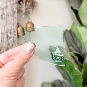 Magic Maker Applique Template Set of 12 - Size Medium - LIGHT GREEN - FRAGILE: PLEASE INCLUDE ROUTE ON YOUR ORDER