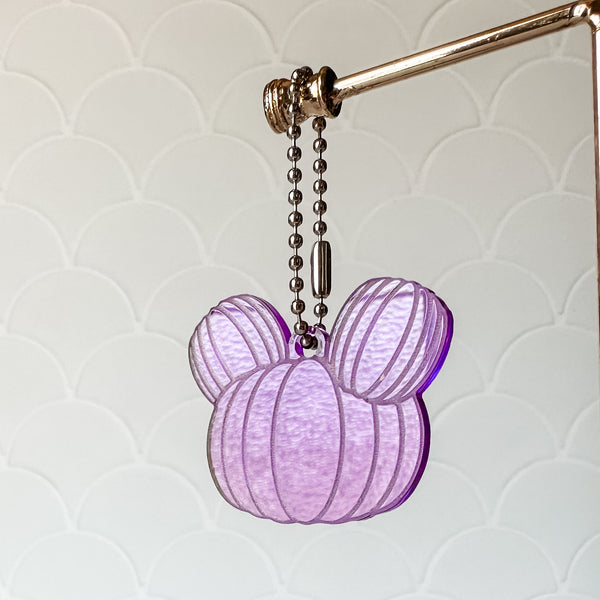 Pumpkin Ears - Purple - Hanging Charm - Sold Individually